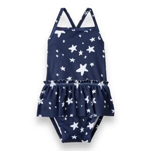 Hanna Andersson NWT Moon and Back One Piece Skirted Swimsuit. Size 3.